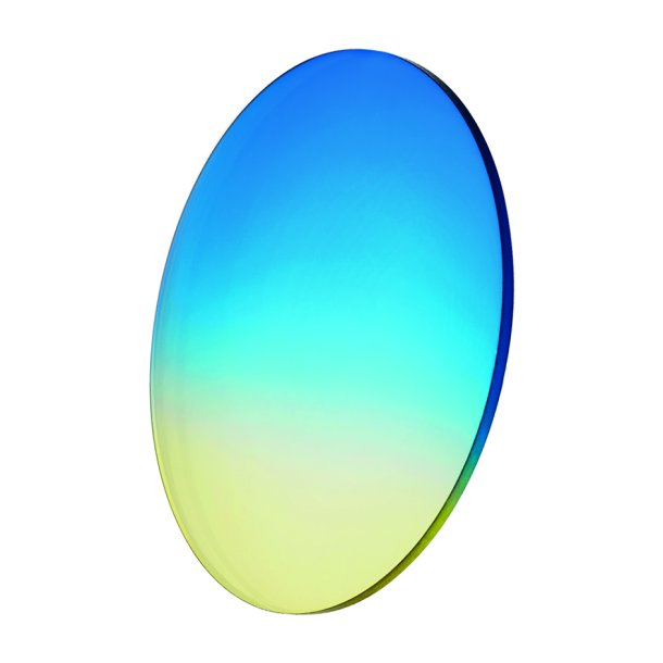 CR39 Bicolour Fashion Base 6, Bicolour: Yellow/Cobalt Gradient, 30% - 2