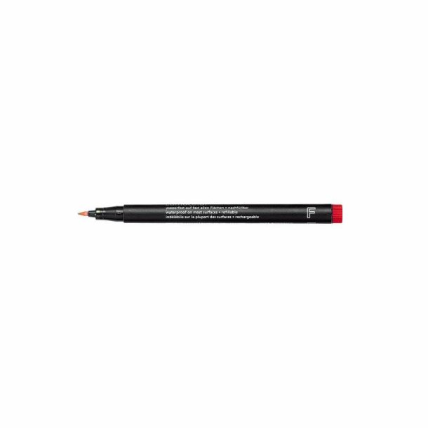 Fine red marker pen 0,6 mm