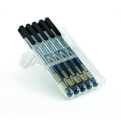 Black marking pen for AR og teflon 0,6mm. gold til anti-refleksglas - 5 stk.