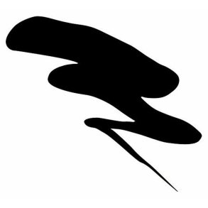 Touch-up pencil, matt black