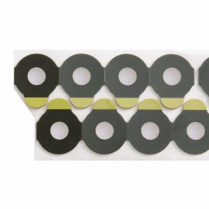 Round blocking pads 0,9mm D=18mm for superhydrophobic lenses