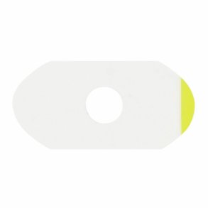 Rectangular anti-torsion clear protect.pads 40x18mm f.lenses