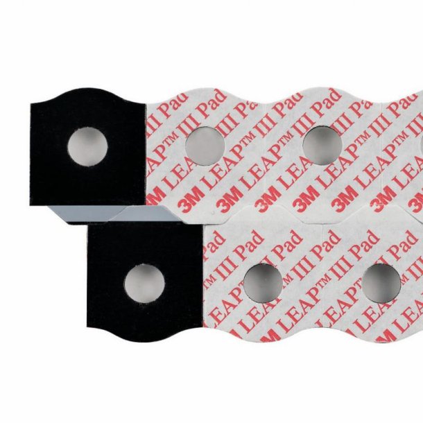 Square LEAP III 3M blocking pads 24x24mm esp 0.6mm.