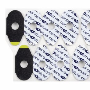 Elliptic blocking pads 0,8mm -17x30 mm
