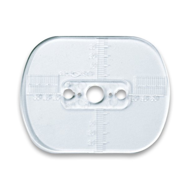 Formskiver, klar plast 75 x 60 x 1.5mm. - 250 stk.