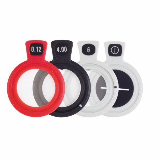 Meniscus lenses set Pair of meniscus lenses  -2.75 cylinder