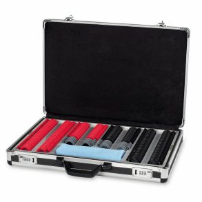 Case with 232 Plano trial lenswith plastic rings