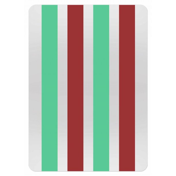 Single red-green reading sheet