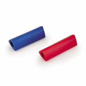 Triangular pencil handles 2 pcs red, 2 pcs blue