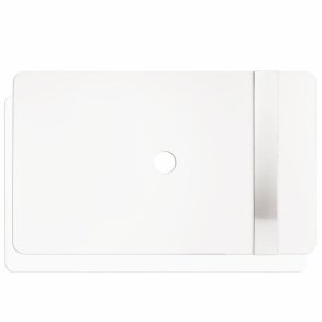 Transparent/White lens to determine eye fixation dominance