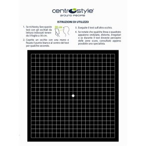 Amsler Test for macular degeneration