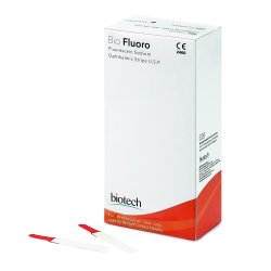 Flourescin strips - 100 stk. flouret 