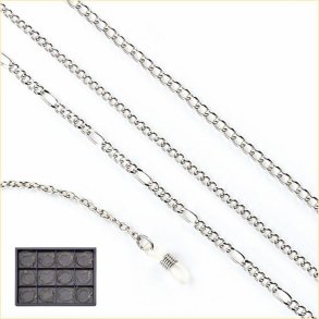 Rome 12 palladium plated chains + display tray