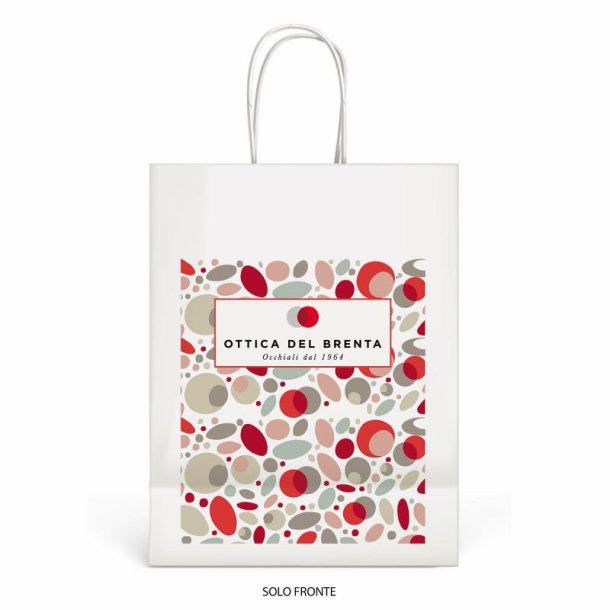 Double side digital printed shopping bag 22+10X29cm 300 pcs.