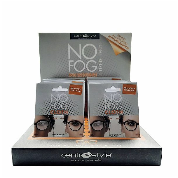 No-Fog Microfiber Cloth - 32 stk inkl. display - 50%