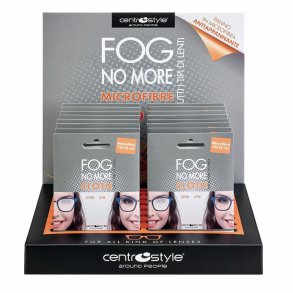 Grey Microfibre Fog No More 15x18 cm 32 pcs with display