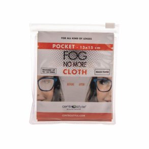 Orange Fog No More microfibre13x15 in zipper bag + showcard