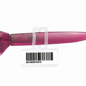 Rectangular price tag 17x35mm for 17mm - 50pcs