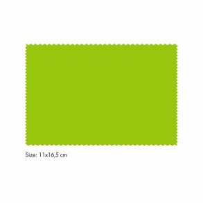 Microfibre Standard lime green11x16.5 cm