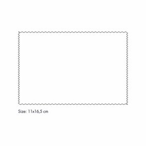 Microfibre Macroclean M3 white 11x16,5 cm