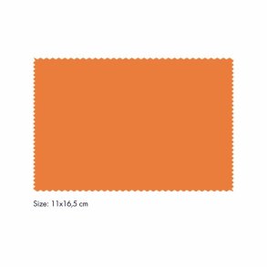 Macroclean M3 orange microfibre  cloths 11x16.5