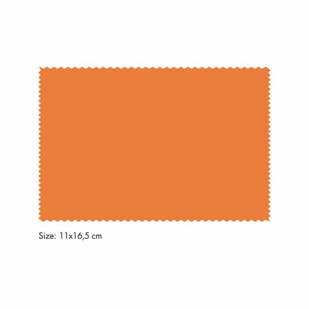 Macroclean M3 orange microfibre  cloths 11x16.5