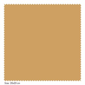 Microfibre Standard M3 shiny sun gold 20x20cm.