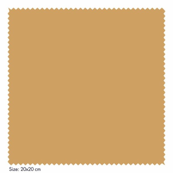 Microfibre Standard M3 shiny sun gold 20x20cm.