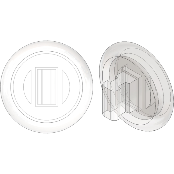 11MM FLEX NOSE PAD, RND, P/0 100 PR.