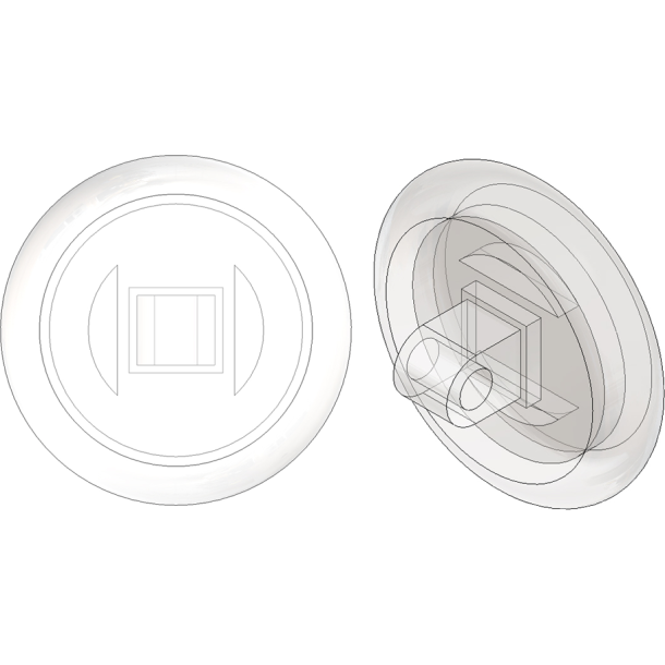 11MM FLEX NOSE PAD, RND, S/0 100 PR.