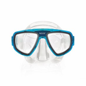 Diving Mask Transparent Light Blue with plano Lenses