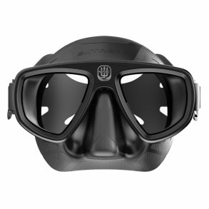 Diving mask black with prescription lenses