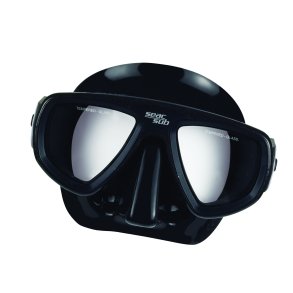 Diving Mask Silicone Black/Black - PLANO