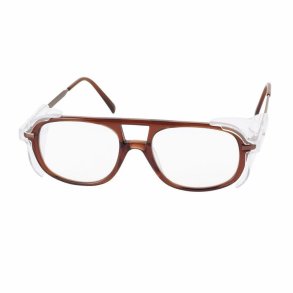 Protective goggles in brown plastic 56-20 140
