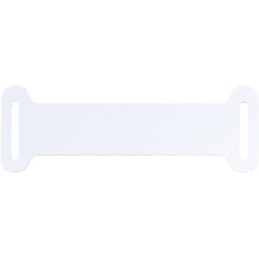 Vinyl Frame Tags Large White - 500 stk