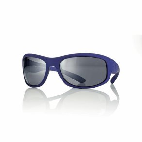 Sunglasses blue Soft Touch 65smoke polarized lenses+case