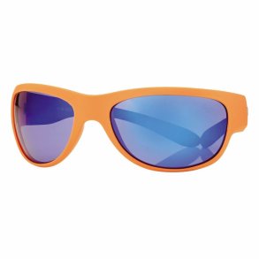 Sunglasses orange/blue soft touch blue mirror 63