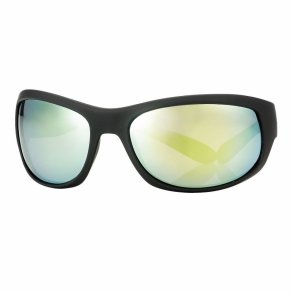 Sunglasses black soft touch yellow mirror polarized 65