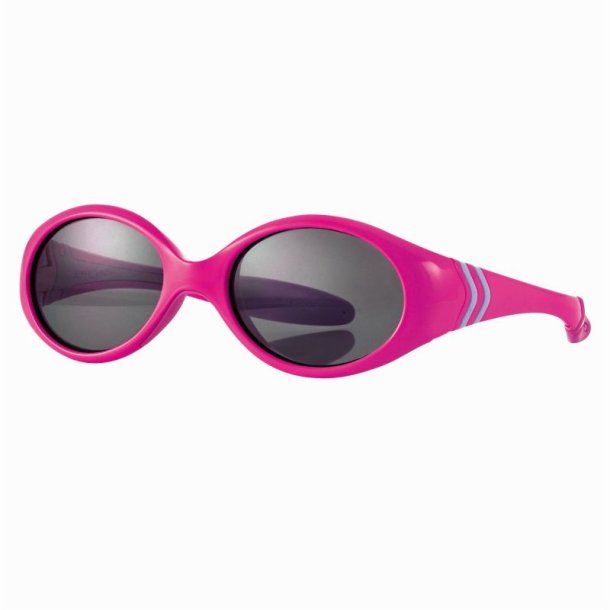 Fuchsia/light blue baby sunglasses 40 18 months w.case