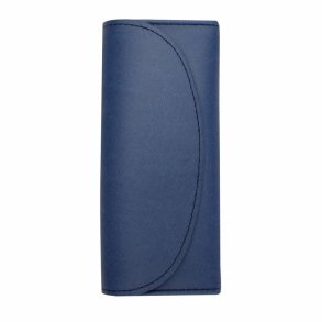 Horizontal cases dark blue with flap 160x60x20mm.
