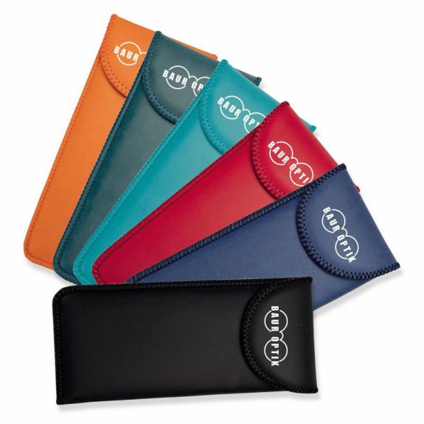 Vertical bespoke cases w.stitched black col.flap160x65x25mm