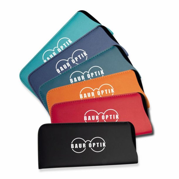Vertical bespoke soft cases 24pcs 6 assorted colours165x75mm