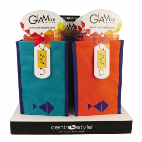 Squeeze Pouch for two pairs of eyeglasses