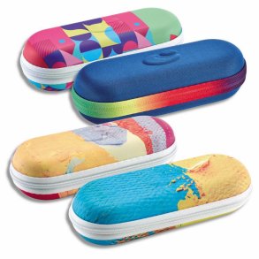 Semihard cases in assorted colours - 12 pcs