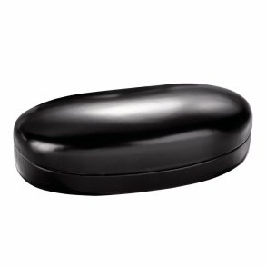 Alu case for wrap-around shinyblack black mask 163x77x56mm