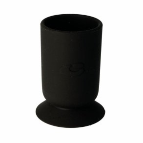 Small silicone desktop cup black