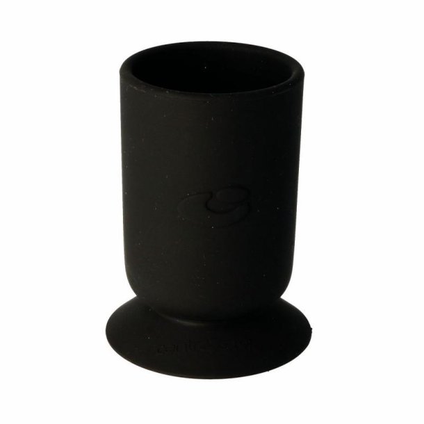 Small silicone desktop cup black