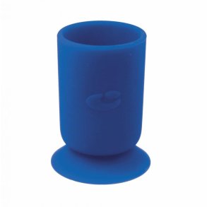 Small silicone desktop cup blue