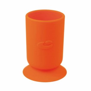 Small silicone desktop cup orange