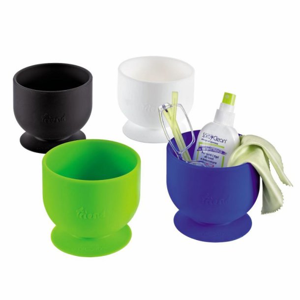 Large silicone desktop cups, assorted colours